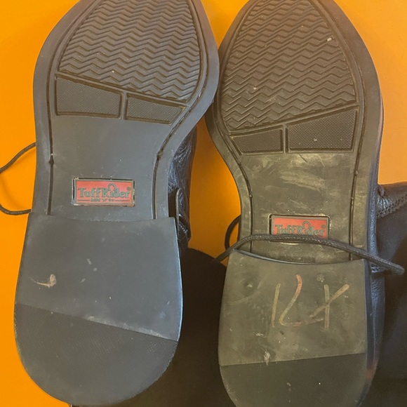 tuff rider boots black sz 8 1/2 - Picture 5 of 9